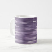 Abstrakte 1: Ultra Violet Shimmer Kaffeetasse (Vorderseite Links)