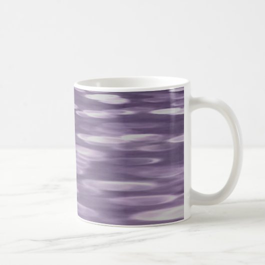 Abstrakte 1: Ultra Violet Shimmer Kaffeetasse (Rechts)