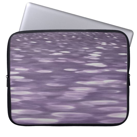 Abstrakte 1: Ultra Violet Shimmer Laptopschutzhülle (Vorderseite)