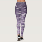 Abstrakte 1: Ultra Violet Shimmer Leggings (Rückseite)