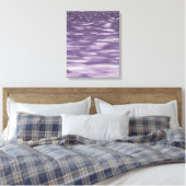 Abstrakte 1: Ultra Violet Shimmer Leinwanddruck (Insitu (Schlafzimmer))