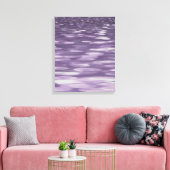 Abstrakte 1: Ultra Violet Shimmer Leinwanddruck (Insitu (Wohnzimmer))