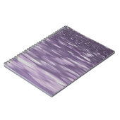 Abstrakte 1: Ultra Violet Shimmer Notizblock (Linke Seite)