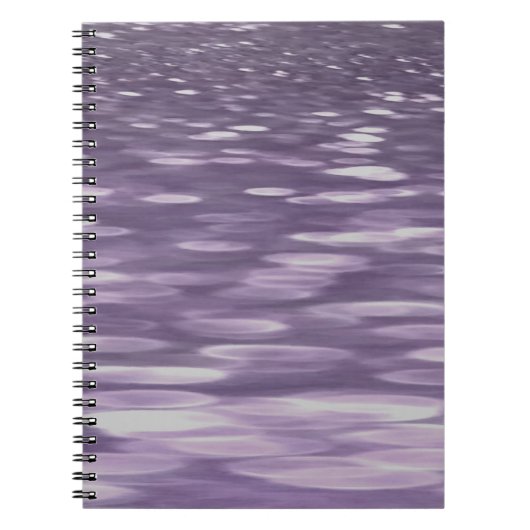 Abstrakte 1: Ultra Violet Shimmer Notizblock (Vorderseite)