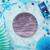Abstrakte 1: Ultra Violet Shimmer Pappteller (Party)