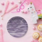 Abstrakte 1: Ultra Violet Shimmer Pappteller (Party)