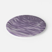 Abstrakte 1: Ultra Violet Shimmer Pappteller (Schrägansicht)