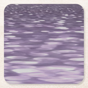 Abstrakte 1: Ultra Violet Shimmer Rechteckiger Pappuntersetzer