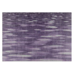 Abstrakte 1: Ultra Violet Shimmer Schneidebrett