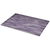 Abstrakte 1: Ultra Violet Shimmer Schneidebrett (Ecke)