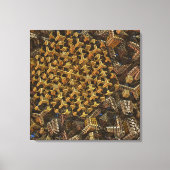 Abstrakte 3-dimensionale Leinwand Metal Magic (Vorderseite)