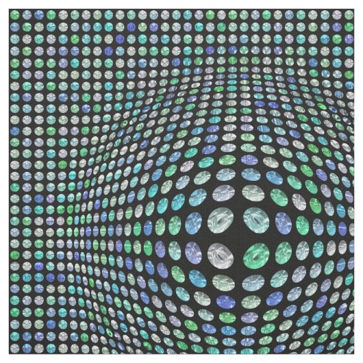 abstrakte 3D-Art 9B-Stoffe Stoff (Muster)