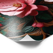 Abstrakte 3D-Blume Fotodruck (Ecke)