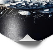 Abstrakte 3D-Form Halbmond Blume neutral Fotodruck (Ecke)