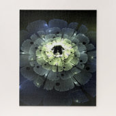 Abstrakte 3D-Fraktal-Blume Puzzle (Vertikal)