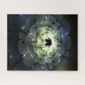 Abstrakte 3D-Fraktal-Blume Puzzle (Horizontal)