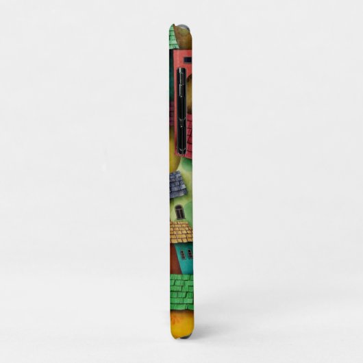 abstrakte 3D-Häuser - Einzigartiges Design Case-Mate iPhone Hülle (Hinten/Links)