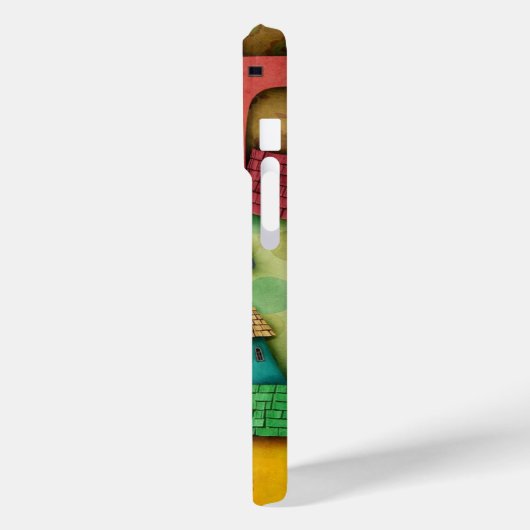 abstrakte 3D-Häuser - Einzigartiges Design Case-Mate iPhone Hülle (Rückseite / Links)
