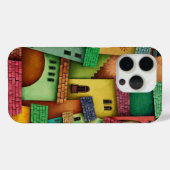 abstrakte 3D-Häuser - Einzigartiges Design Case-Mate iPhone Hülle (Rückseite (Horizontal))