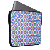 Abstrakte 3D-Illustration des modernen Pattern3d i Laptopschutzhülle (Vorne Rechts)