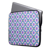 Abstrakte 3D-Illustration des modernen Pattern3d i Laptopschutzhülle (Vorderseite Links)