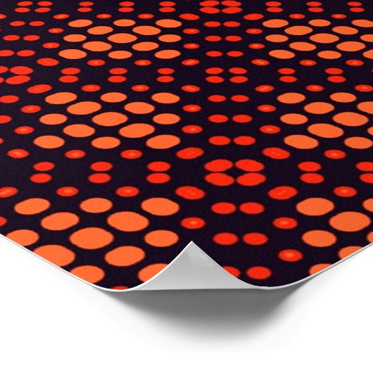 Abstrakte 3D-Illustration des modernen Pattern3d i Poster (Ecke)