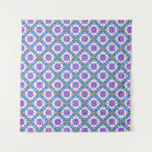 Abstrakte 3D-Illustration des modernen Pattern3d i Wandteppich (Vorderseite (Horizontal))