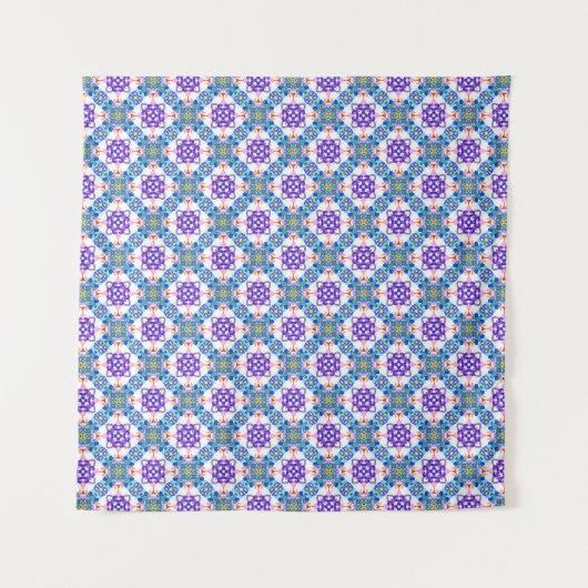 Abstrakte 3D-Illustration des modernen Pattern3d i Wandteppich (Vorderseite)