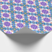 Abstrakte 3D-Illustration eines modernen Musters3D Geschenkpapier (Ecke)