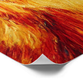 Abstrakte 3D-Ölfarbe Poster (Ecke)