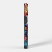 Abstrakte 3D-Rose iPhone Hülle (Rechte Seite)