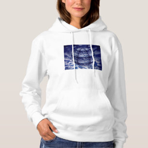 Abstrakte 3D-Wolkenkugel Hoodie
