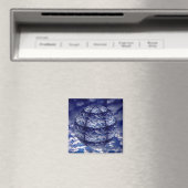 Abstrakte 3D-Wolkenkugel Magnet (In Situ (Geschirrspüler))