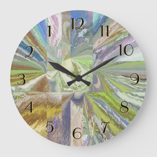 Abstrakte 5420 große Uhr nach hinten (Vorderseite)