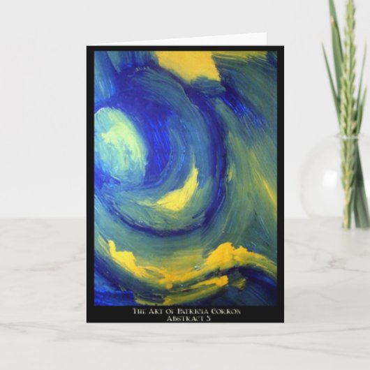 Abstrakte 5 karte (Vorderseite)