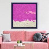 Abstrakte #757 Stretched Leinwand Art Print (Insitu (Wohnzimmer))