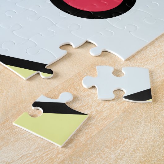 Abstrakte 80ermemphis-Popkunst-Artgraphiken Puzzle (Seite)