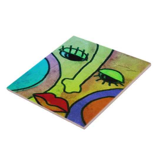 Abstrakte Abbildung 1 Fliese (Seite)