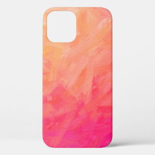 Abstrakte Abbildung des rosa, gelben Bristle Brus Case-Mate iPhone Hülle