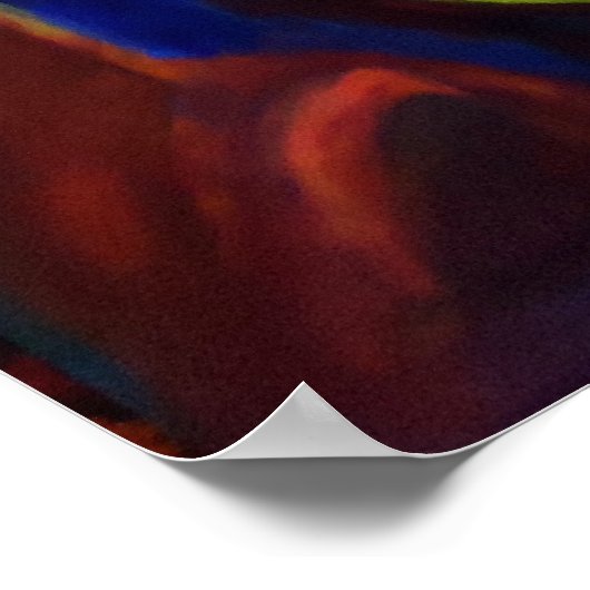 Abstrakte Abbildung - Kunstdrucke Poster (Ecke)