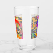 ABSTRAKTE ABBILDUNG MIT ROTEM KOPF GLAS (Rechts)