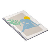 Abstrakte Abbildung mit Sun-Notebook Notizblock (Rechte Seite)