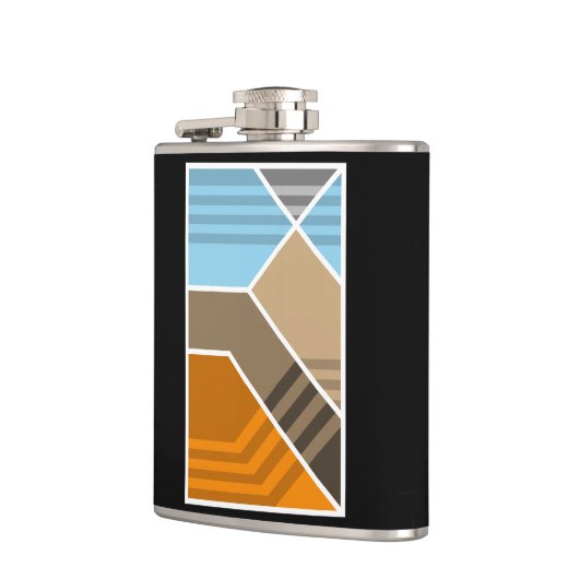 Abstrakte Ableitungszone Flachmann (Links)