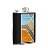 Abstrakte Ableitungszone Flachmann (Rechts)