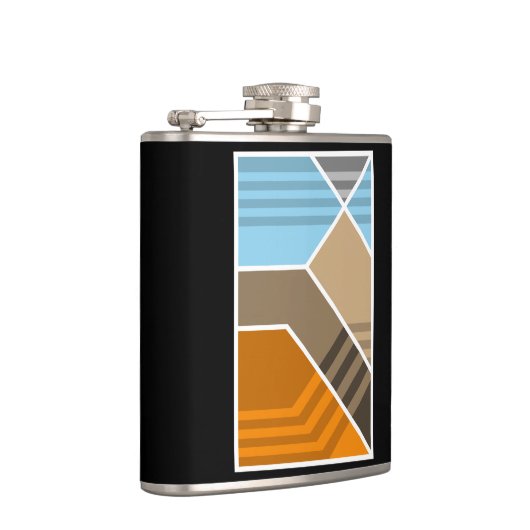 Abstrakte Ableitungszone Flachmann (Rechts)