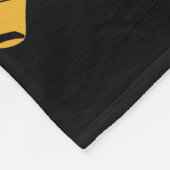 Abstrakte aborigine-Stammesmaske Fleecedecke (Ecke)