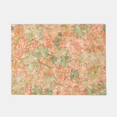 Abstrakte Acer Blätter auf kratzhaltigem Korallenh Fußmatte (Vorderseite)