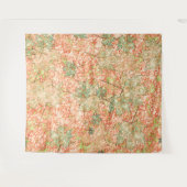 Abstrakte Acer Blätter auf kratzhaltigem Korallenh Wandteppich (Vorderseite (Horizontal))