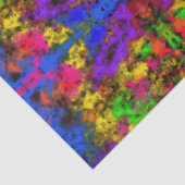 Abstrakte Acryl-Neonfarben-Farbspritzer-Splash Seidenpapier (Ausschnitt)