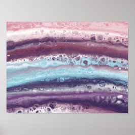 Abstrakte Acryl-Wandkunst Poster